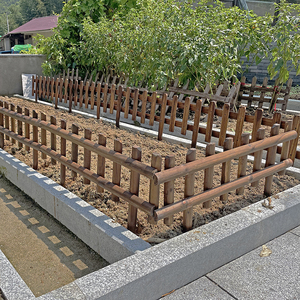 户外花园围栏栅栏小篱笆防腐木庭院花圃围栏菜园栅栏装饰篱笆墙