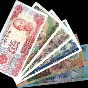 亚洲 越南 1000 盾 5000外国钱币 外国纸币 外币 纸钞 收藏