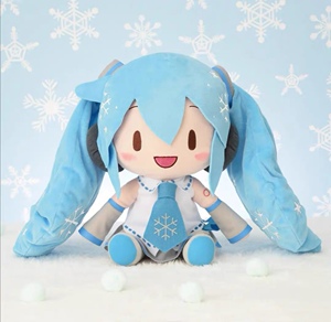 sega 初音未来 miku 2010雪初音 毛绒公仔 fufu 正版现货