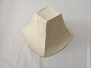 幔笠方笠大帽瓦楞帽汉服帽子明代元代遮阳帽