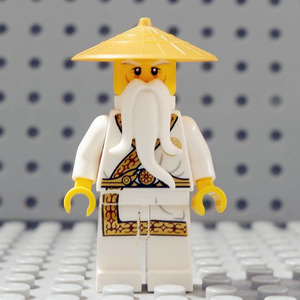 lego 乐高 幻影忍者人仔 njo180 限定 金色武道服 吴大师