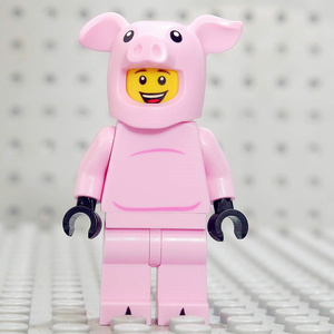 lego 乐高 节日人仔 hol137  舞龙人仔 小猪人仔 80102