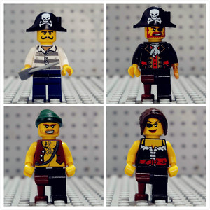 lego 乐高 海盗人仔 海盗船长 海盗大副 海盗船员 海盗 兵包征兵