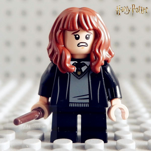 lego 乐高 哈利波特人仔 hpxxx 金色领带 赫敏 76390