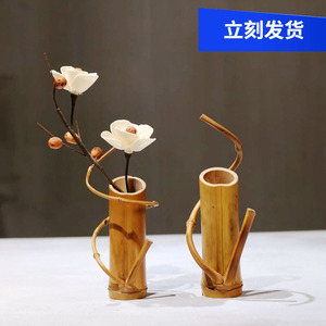 竹筒花瓶自制图片图片