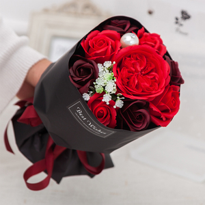 三八妇女节创意生日礼物送女生朋友闺蜜女老师玫瑰香皂花束小礼盒