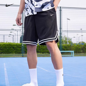 Nike耐克篮球速干短裤男正品黑色透气运动裤梭织五分休闲裤DH7161
