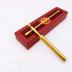 高精度台湾正品纯铜寻龙尺探测棒测能量探测仪辅助罗盘寻龙点穴