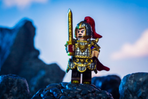 第三方 人仔工厂 西楚霸王 项羽 霸王别姬 乌江自刎 积木 兵人