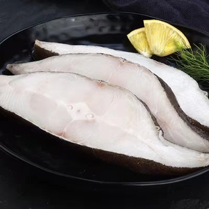 格陵兰扁鳕鱼深海鲽鱼块野生比目鱼宝宝辅食500克氨基酸维生素