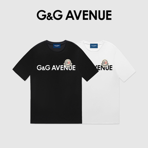 G&G AVENUE新款T恤/T-shirt夏季全棉圆领时尚旅游透气男款短袖