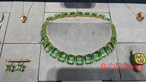 施华洛世奇专柜正品 Millenia绿色大颗粒水晶项链  5598261
