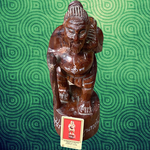 泰国特色龙婆宋鹏徐祝储蓄老人木质供奉含ddpra鉴定卡不包邮现货