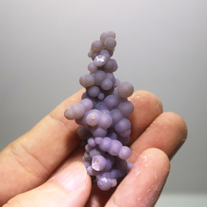 印尼 玛瑙水晶 紫色葡萄玛瑙 矿物教学标本 原石 紫色玛瑙 收藏