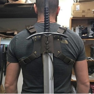 中世纪文艺复兴武士双肩背带式剑套舞台剧表演cos摄影写真道具