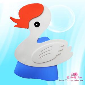 小天鹅头饰表演道具头套动物帽子白鹅面具儿童幼儿园排练表演节目