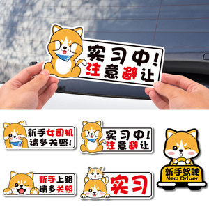 实习标志车贴-淘宝拼多多热销实习标志车贴货源拿货 - 阿里巴巴货源