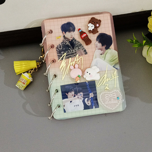 tnt时代少年团学生笔记本严浩翔贺俊霖通用日记本定制照片手帐本