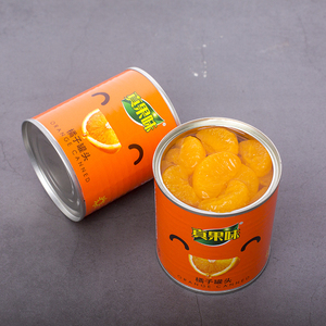 糖水橘子罐头包邮312g*6罐包邮新鲜休闲零食小瓶水果橘子罐头整箱