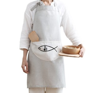 潮围裙韩版时尚女男做饭可爱厨房围兜防油成人工作罩衣家用防水66