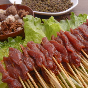 盼多多风味牛肉铁板烧烤食材冷冻夺命小串中街小肉串半成品3000串