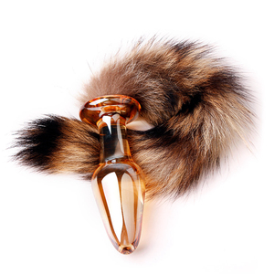 情趣扩肛塞另类道具器具猫狗狐狸毛尾巴情趣用品后庭挑逗震动