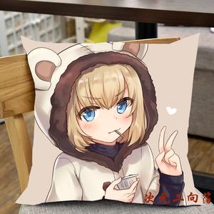 少女与战车喀秋莎方抱枕 二次元动漫周边diy定制宅男腐女生日礼物