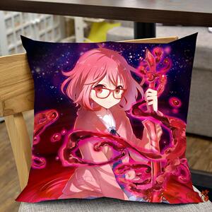 境界的彼方栗山未来方形抱枕 动漫周边diy定制宅男送腐女生日礼物