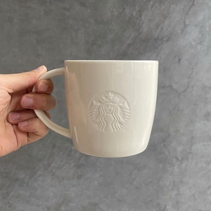 00伊恩百货淘宝官方旗舰店星巴克杯子超值白色店内专用马克杯美人鱼