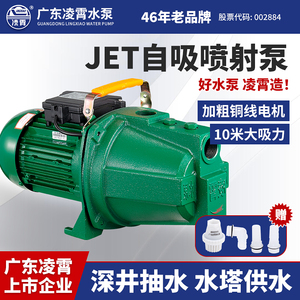 凌霄JET100自吸泵增压泵家用全自动加压泵喷射泵自来水井水抽水泵