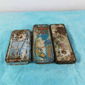 古董老物件收藏老式铅笔文具盒复古怀旧经典80后记忆装饰复古摆件