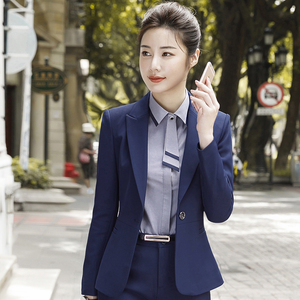 导购工作服秋长袖女