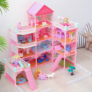 00tb709125357淘宝芭比娃娃梦想豪宅别墅三层芭比娃娃的家房子屋子