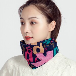 围脖套女保护颈椎带脖子保暖空调房睡觉用颈椎护脖套夏天颈套防寒