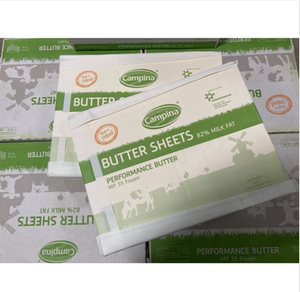 荷兰进口菲仕兰黄油片2kg*5整箱乳酸发酵黄油片状82%牛角包烘焙原