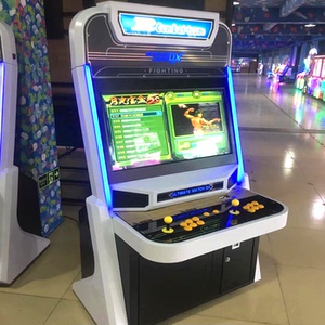 儿童投币32寸高清月光宝盒9s游戏机摇杆双人街机97格斗机商用场地