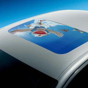 适用于标致5008 206汽车车顶贴改彩绘卡通q悬浮天窗玻璃膜纸贴膜