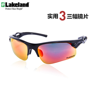 Lakeland骑行眼镜三幅镜片防冲击防紫外线男女LG111