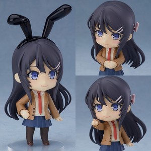 青春期笨蛋不做兔女郎学姐的梦 q版1124# 樱岛麻衣粘土人摆件手办