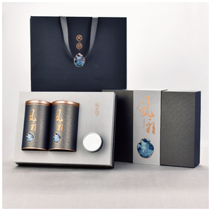 尚品原创风雅高档茶叶空礼盒白茶绿茶散茶圆罐装密封礼盒厂家现货