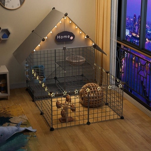 兔子家用室内兔子窝带厕所自动清粪屋养殖笼大号兔