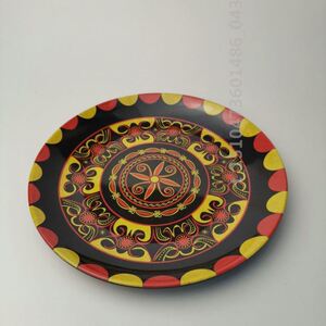 凉山彝族餐厅餐具民族风格印花树脂饭店餐饮火锅店烧烤碗盘子筷子