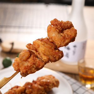 大成食品辣味唐扬鸡肉串5串日式风味吮指鸡块 罗森炸鸡块微波加热