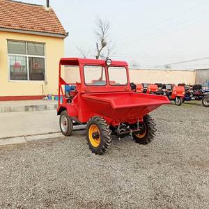 欧拓机械 前卸式翻斗车 四轮搬运车 建筑工地工程装载运输蹦蹦车