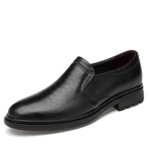 新款春季男士真皮商务男鞋正装皮鞋外贸大码鞋单鞋pu橡胶二层猪皮