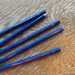 美国制△general通用 木杆经典铅笔4h美术学生六角石墨semi-hex