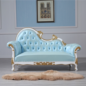 欧式贵妃椅新古典客厅沙发美人床榻简约现代卧室躺椅实木家具现货