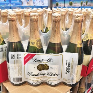 Costco开市客美国玛蒂天尼汽泡香槟苹果汁汽水750ml*4瓶装