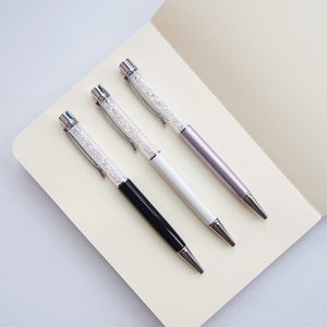 特价星空水晶笔圆珠笔 创意生日礼物办公商务签字笔 学生用文具新