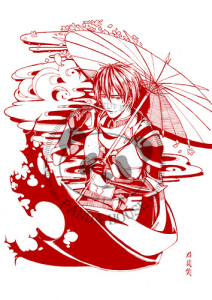 【现货】全职高手 账号卡角色a3海报 君莫笑一枪穿云蓝桥春雪